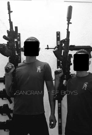 印度海军陆战队马克斯士兵与带了消音器的阿卡步枪