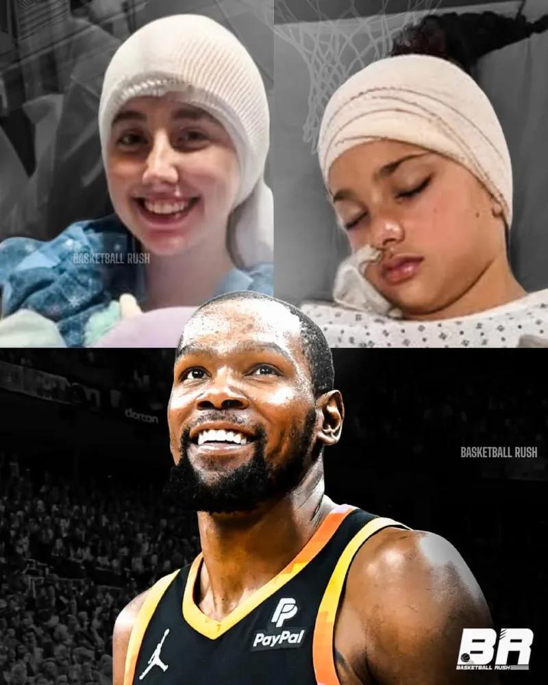 真正的MVP！
杜兰特秘密为一名9岁女孩的救命脑瘤手术支付全部费用。
杜兰特和他