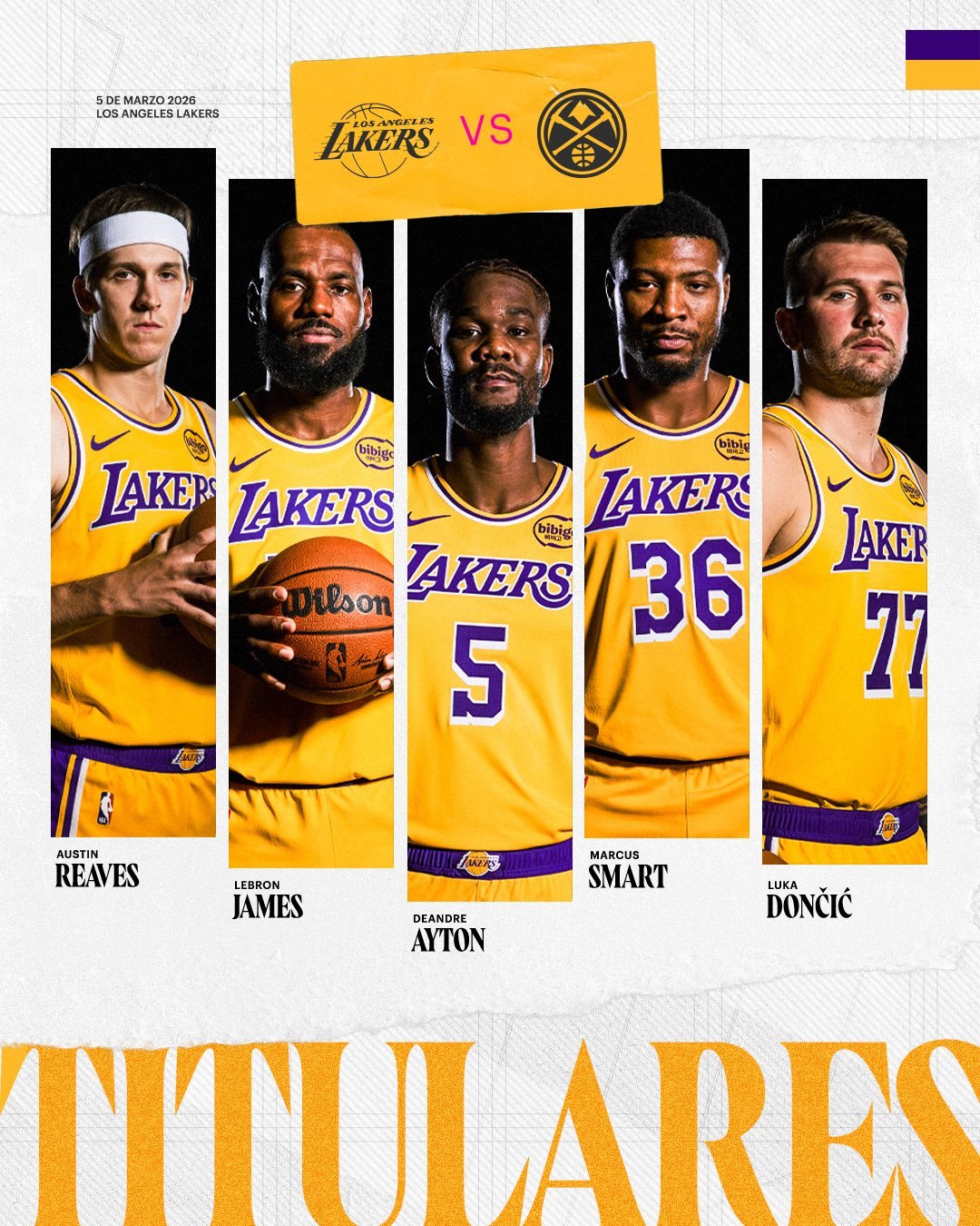 加油湖人vs掘金湖人国度nba