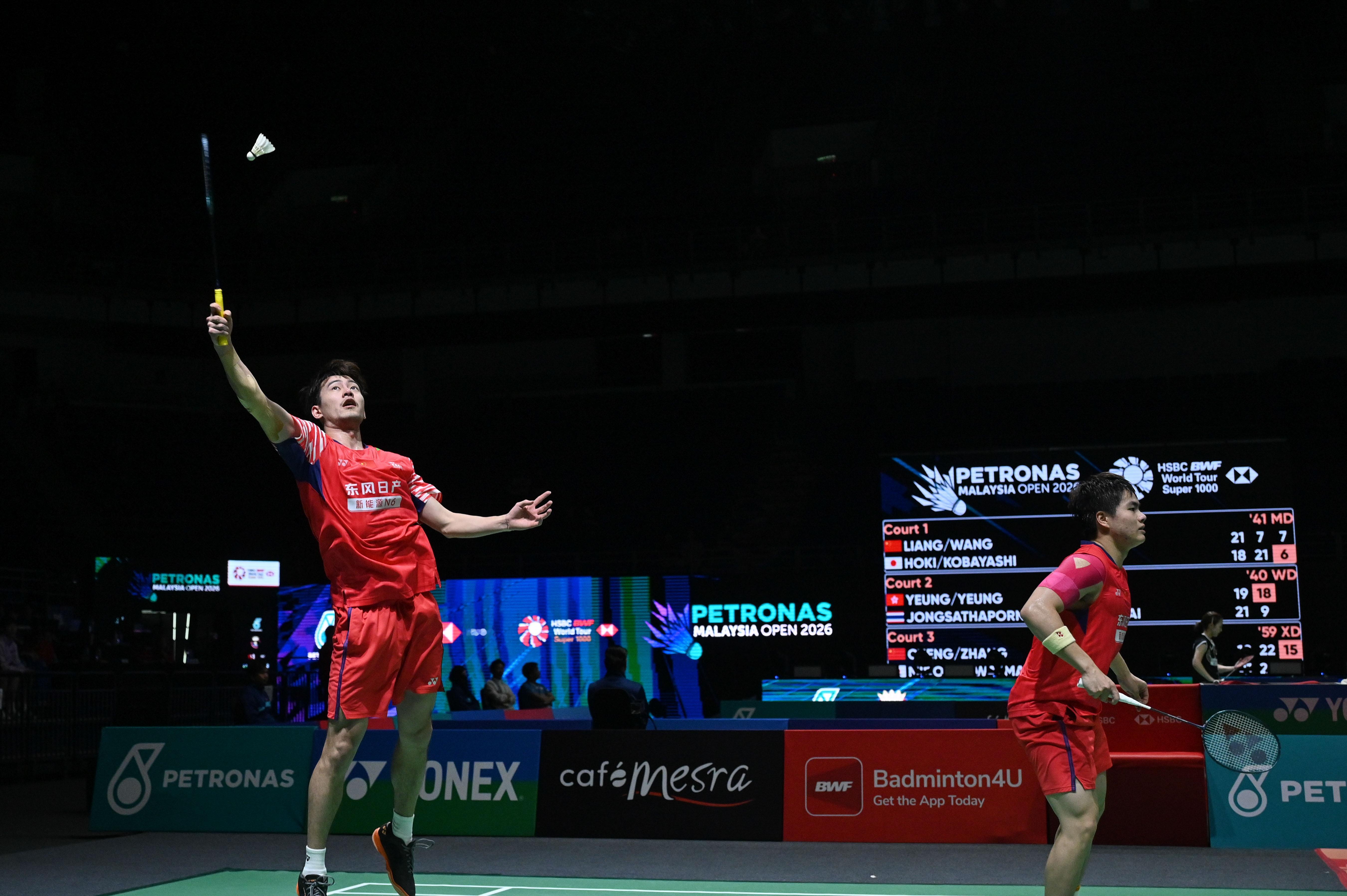 梁王驾到梁王组合 梁王组合印度赛夺冠 -赛事图文-2026马来西亚羽毛球公开赛2