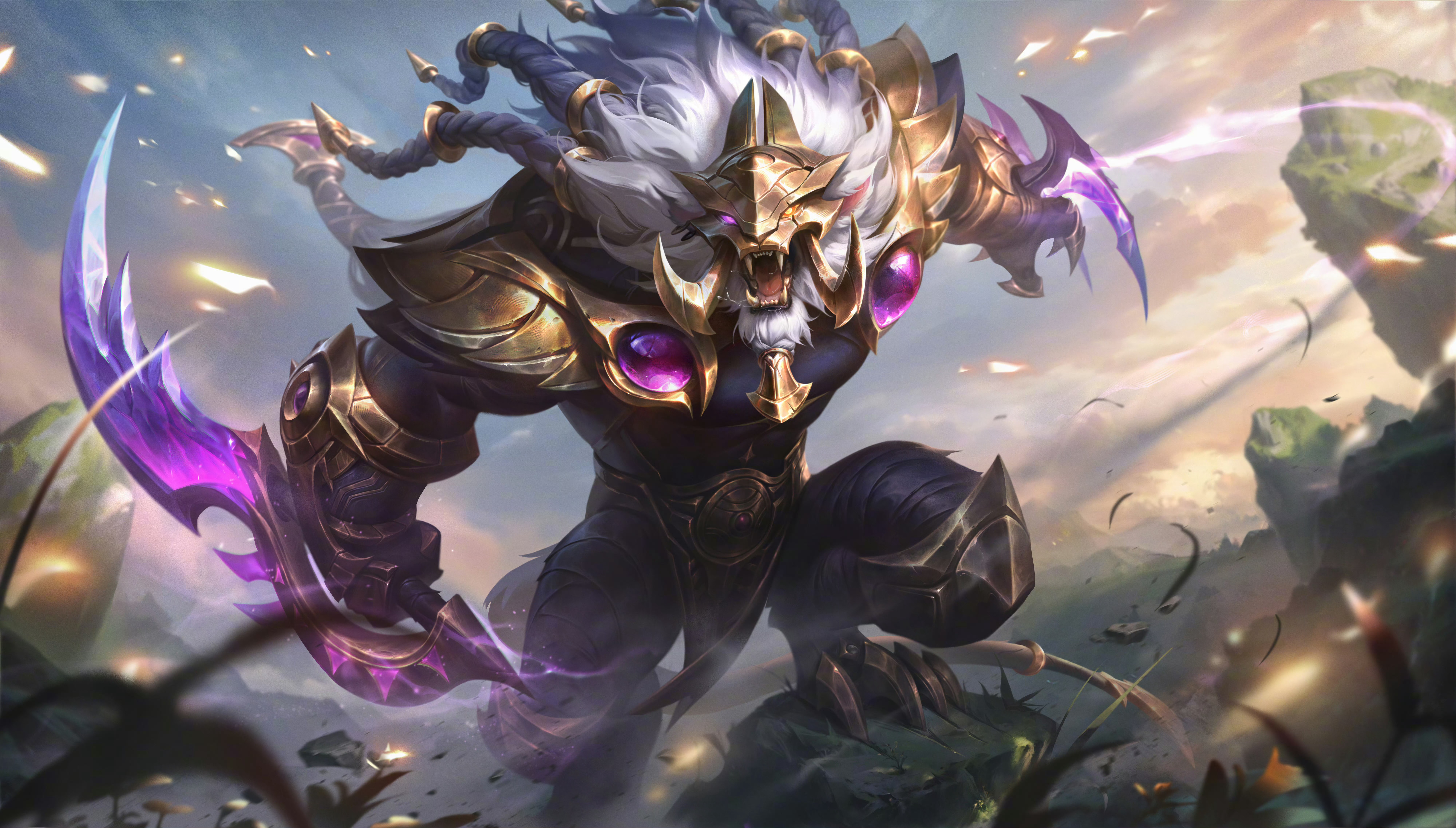 LOL赛季奖励皮肤 胜利 雷恩加尔原画（高清版）英雄联盟