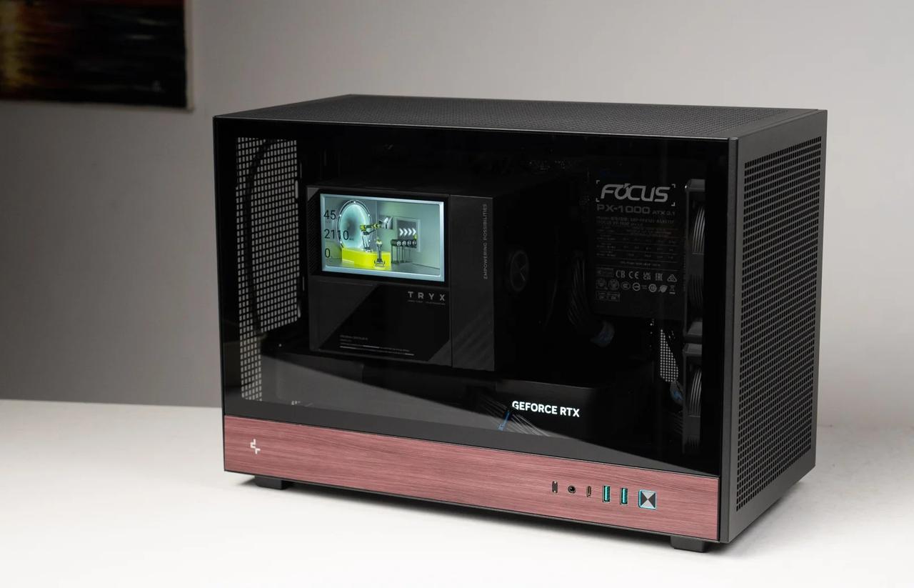 MATX | 木质铁艺·性能猛兽·静无止境
海韵FOCUS v5凭借14cm高兼
