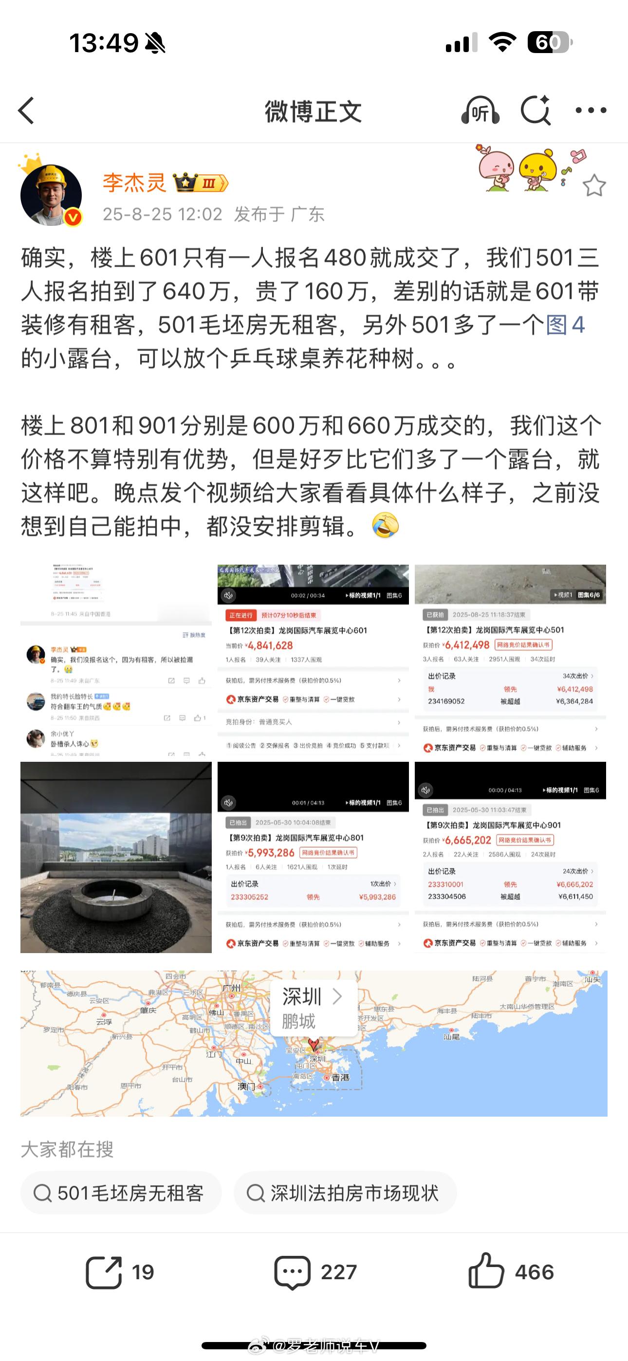 深圳车圈和数码圈大V，一出手就是六百多万，不过貌似亏了1百多个W，吾辈楷模啊汽场