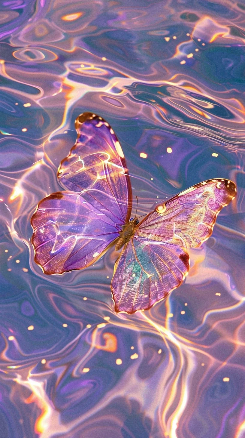 蝴蝶🦋紫色好梦幻