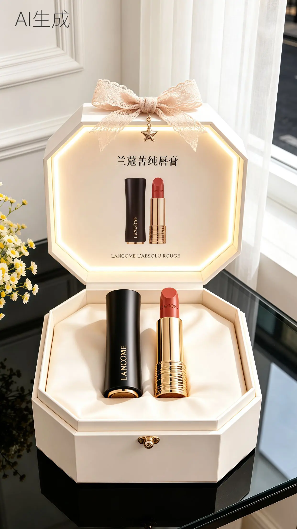 兰蔻菁纯口红 兰蔻口红 唇膏口红 七夕礼物