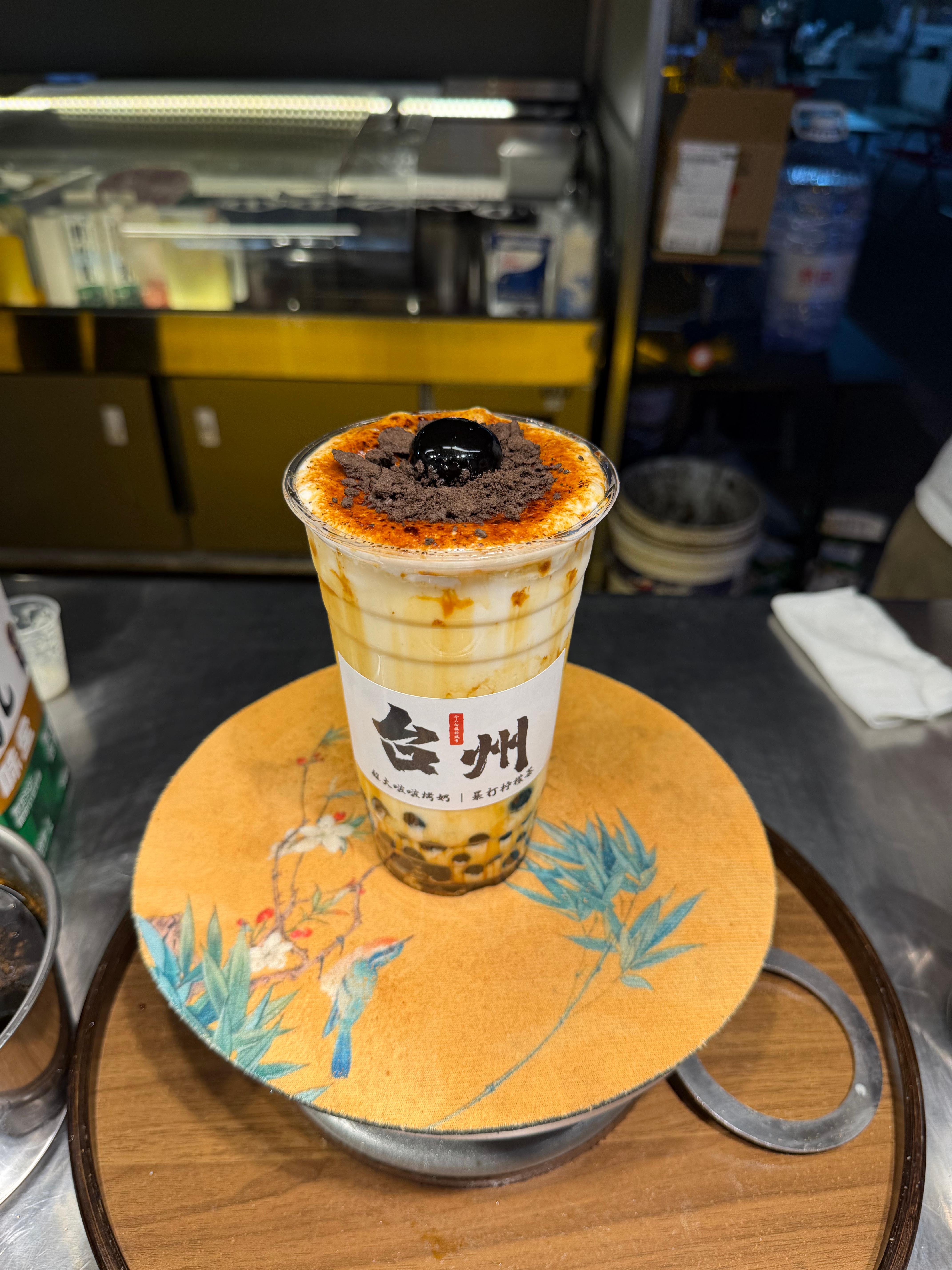 颜值高的奶茶也好喝打卡平桥小吃街
