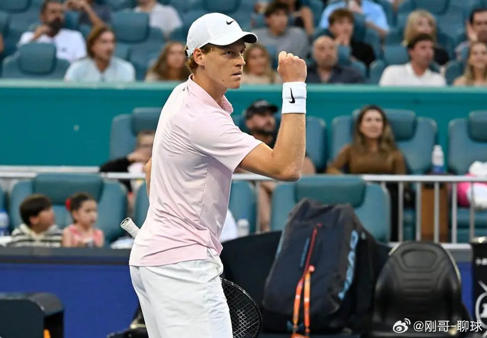 辛纳2-0兹维列夫晋级迈阿密决赛，将战莱赫卡冲击阳光双冠迈阿密赛辛纳晋级决赛wt