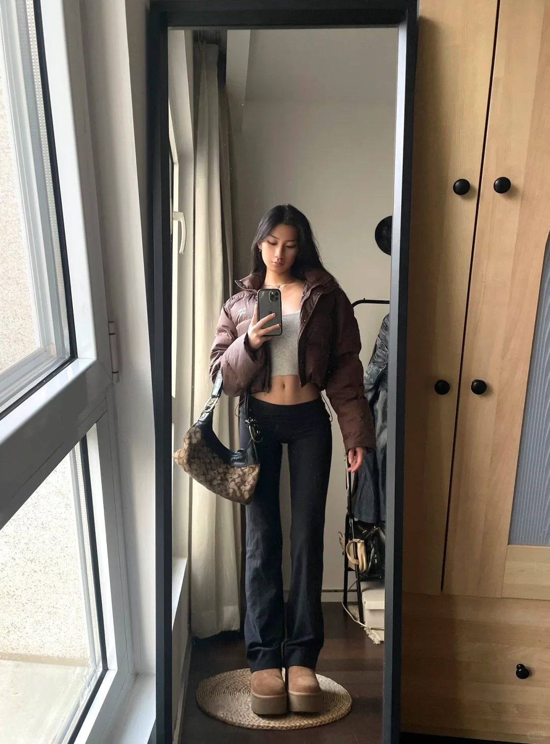 yoga pants outfit | 低腰瑜伽裤穿搭