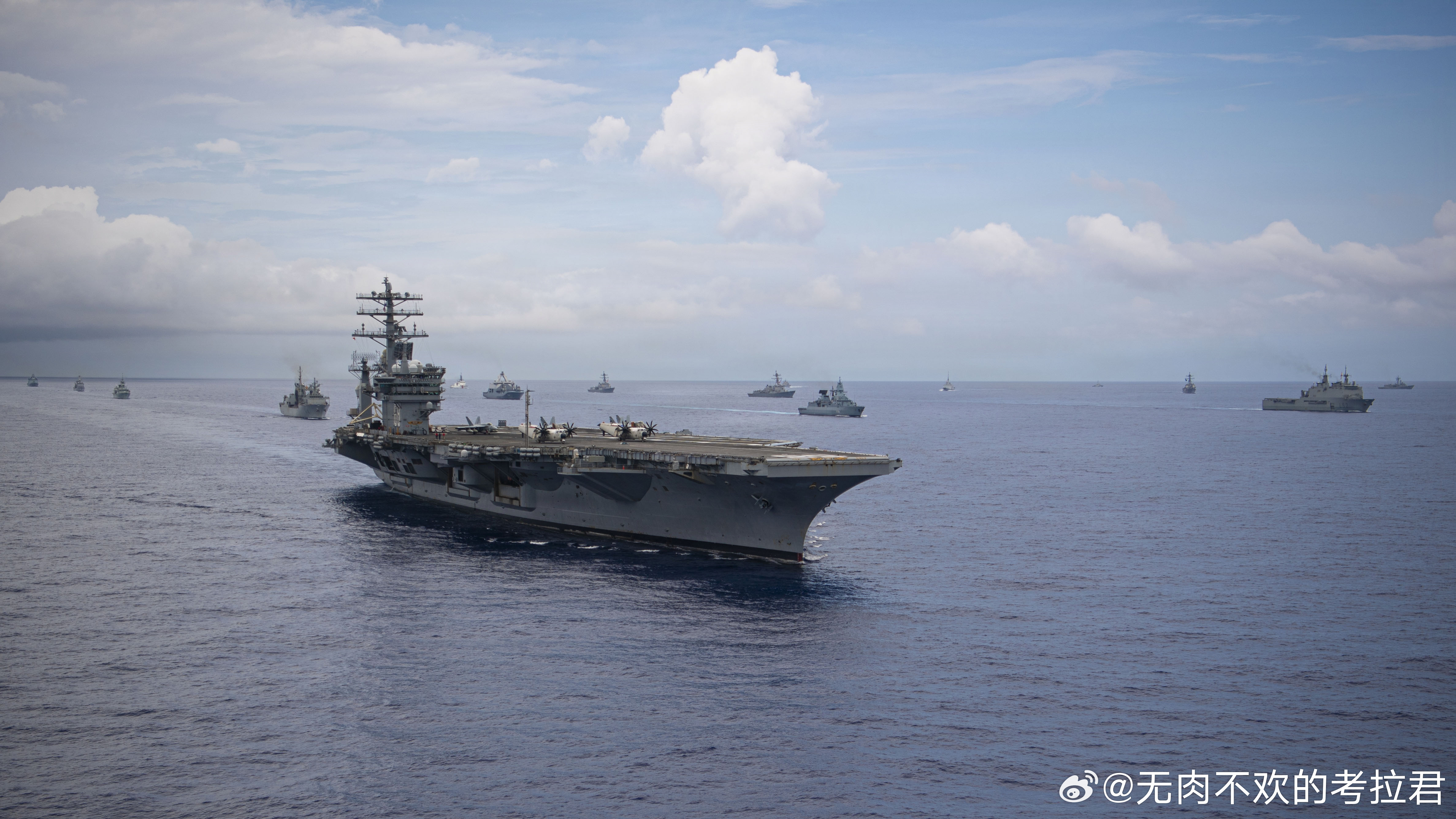2026年6月25日，大西洋，USS Nimitz (CVN 68)在Fleet
