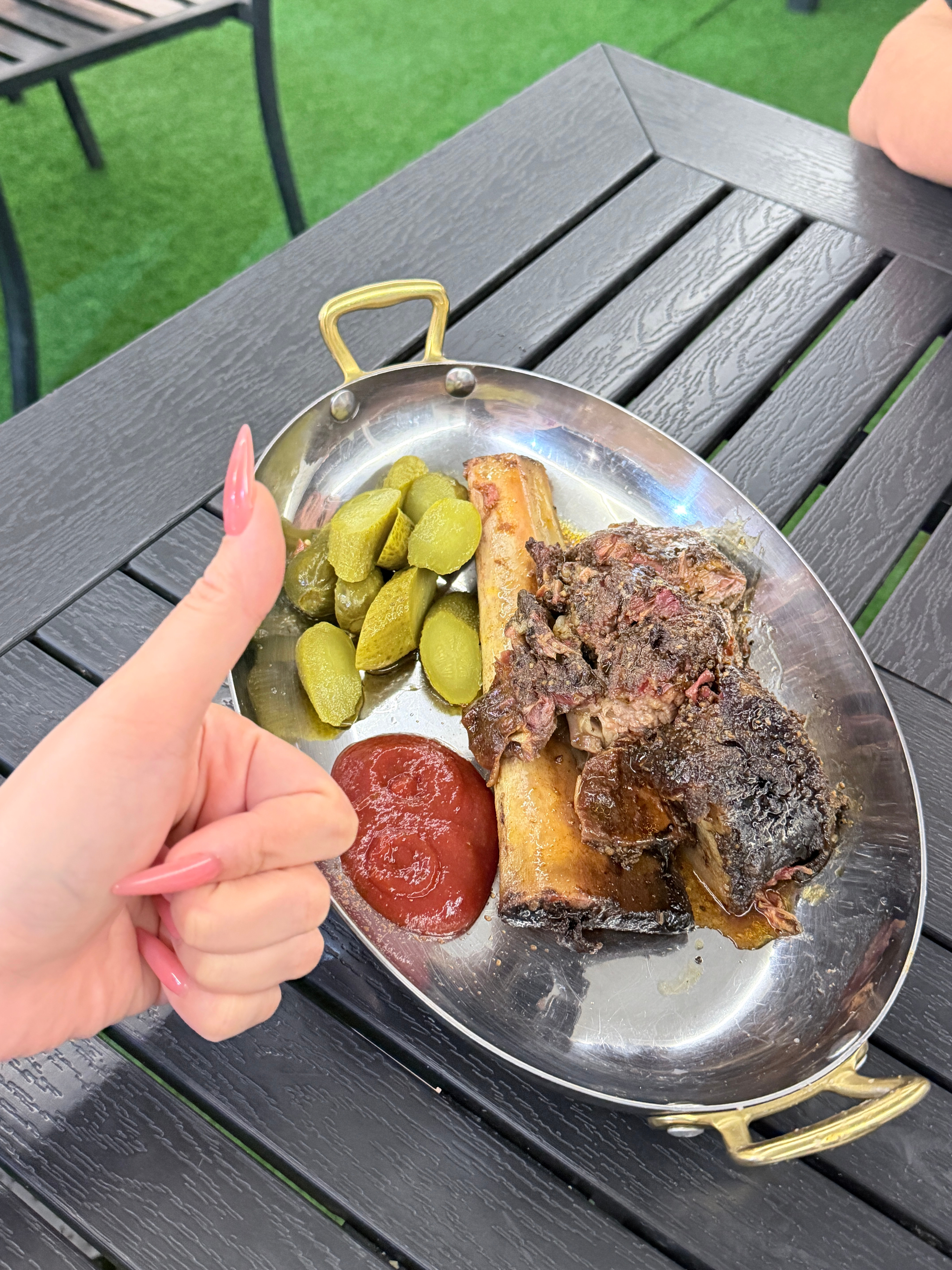 今晚直播穿的这套这家餐厅一定要去尝 太香了 念念不忘 广州·友食肉铺(兴业大道店