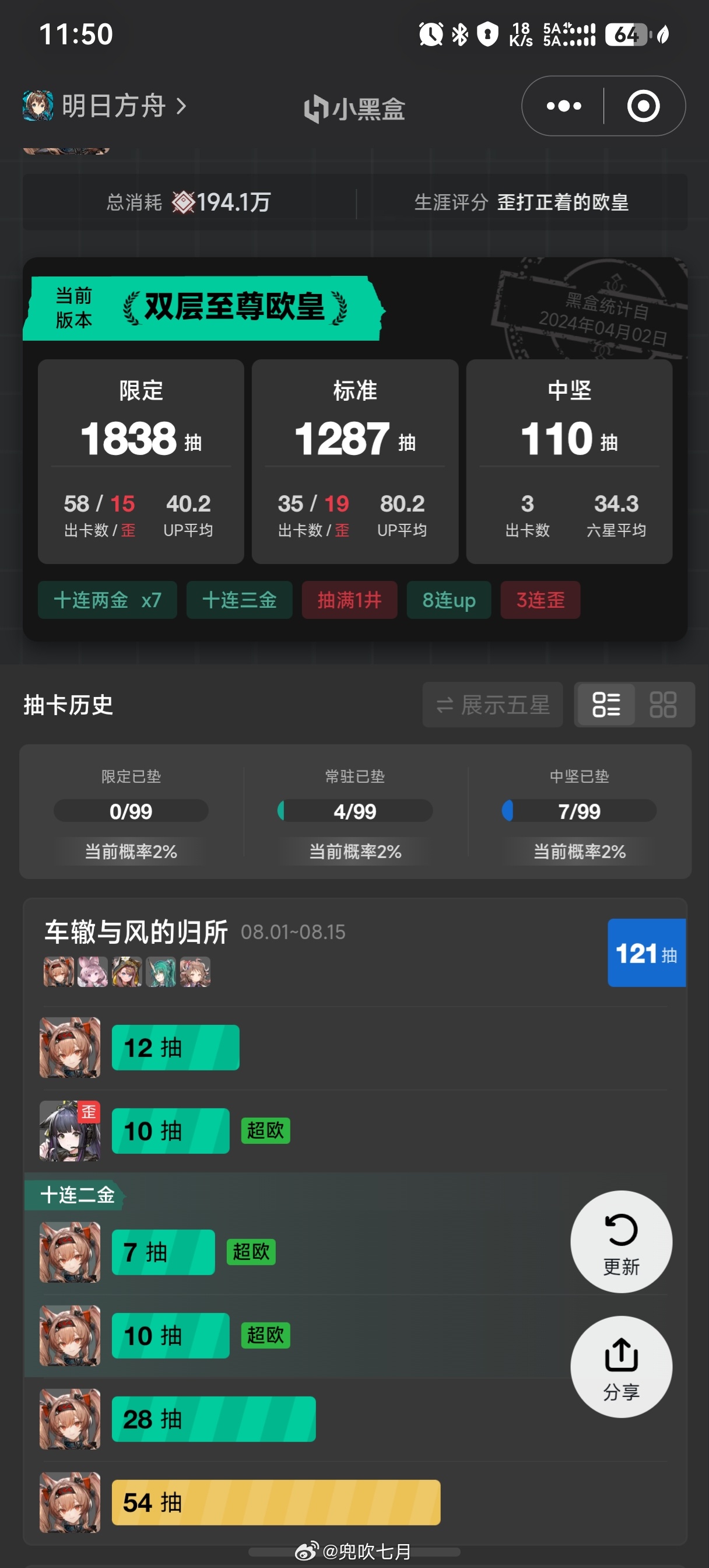双层至尊欧皇