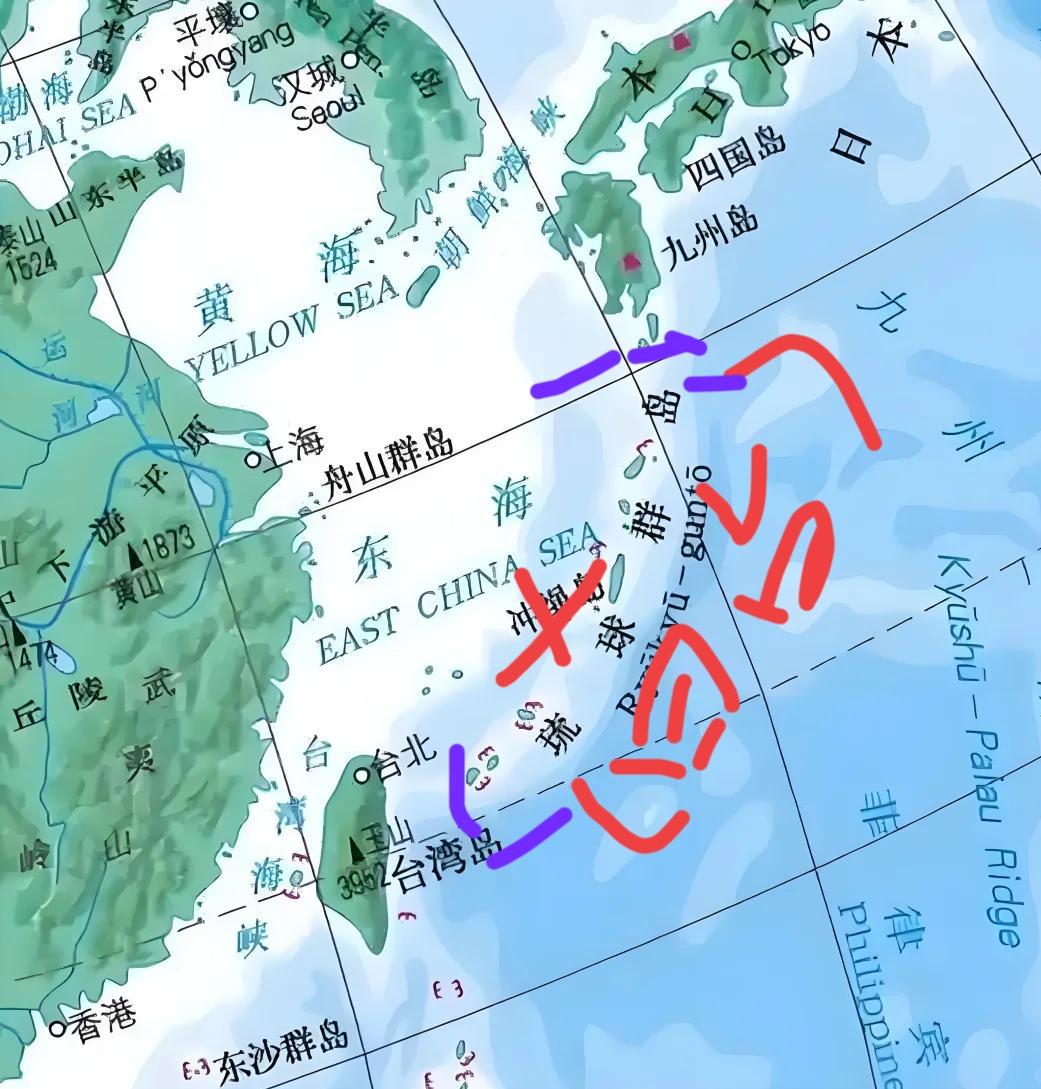 针对日本频频挑衅，除了军事外交回应外，建议将琉球群岛进行标注“日占”，并去掉冲绳