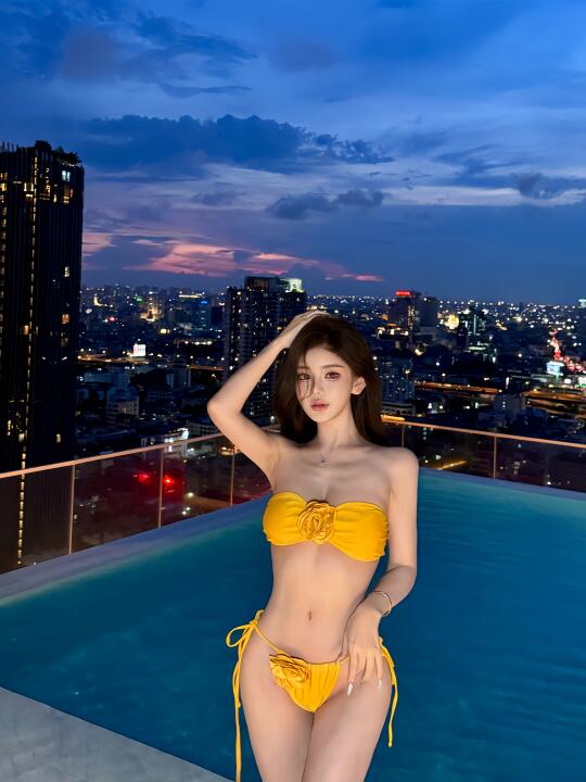 和城市里的夜色撞个满怀🌃