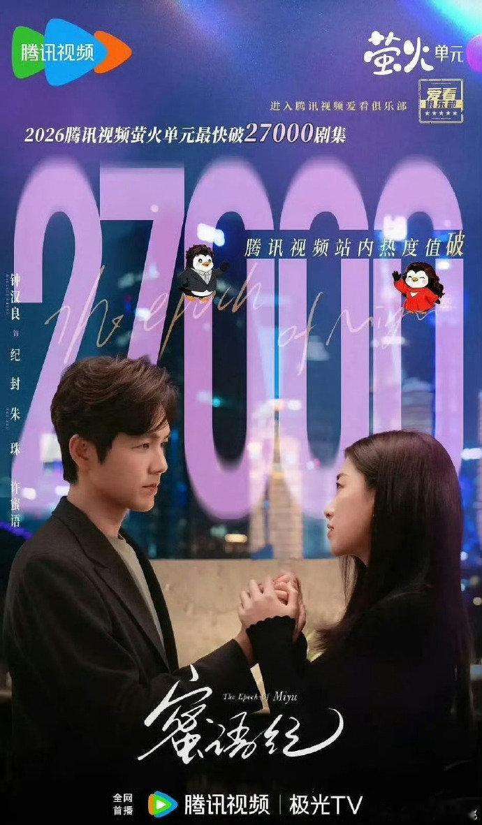 蜜语纪热度破27000蜜语纪腾讯站内热度破2700 哇！！！！ 蜜语纪腾讯站内热