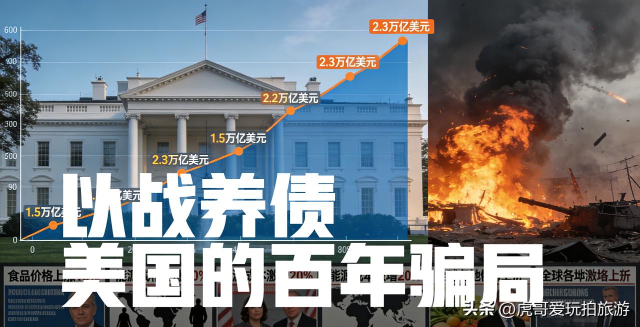 以战养债！从俄乌到伊朗的连环算计，特朗普这是要＂用别人的钱，来还自己的债＂

2
