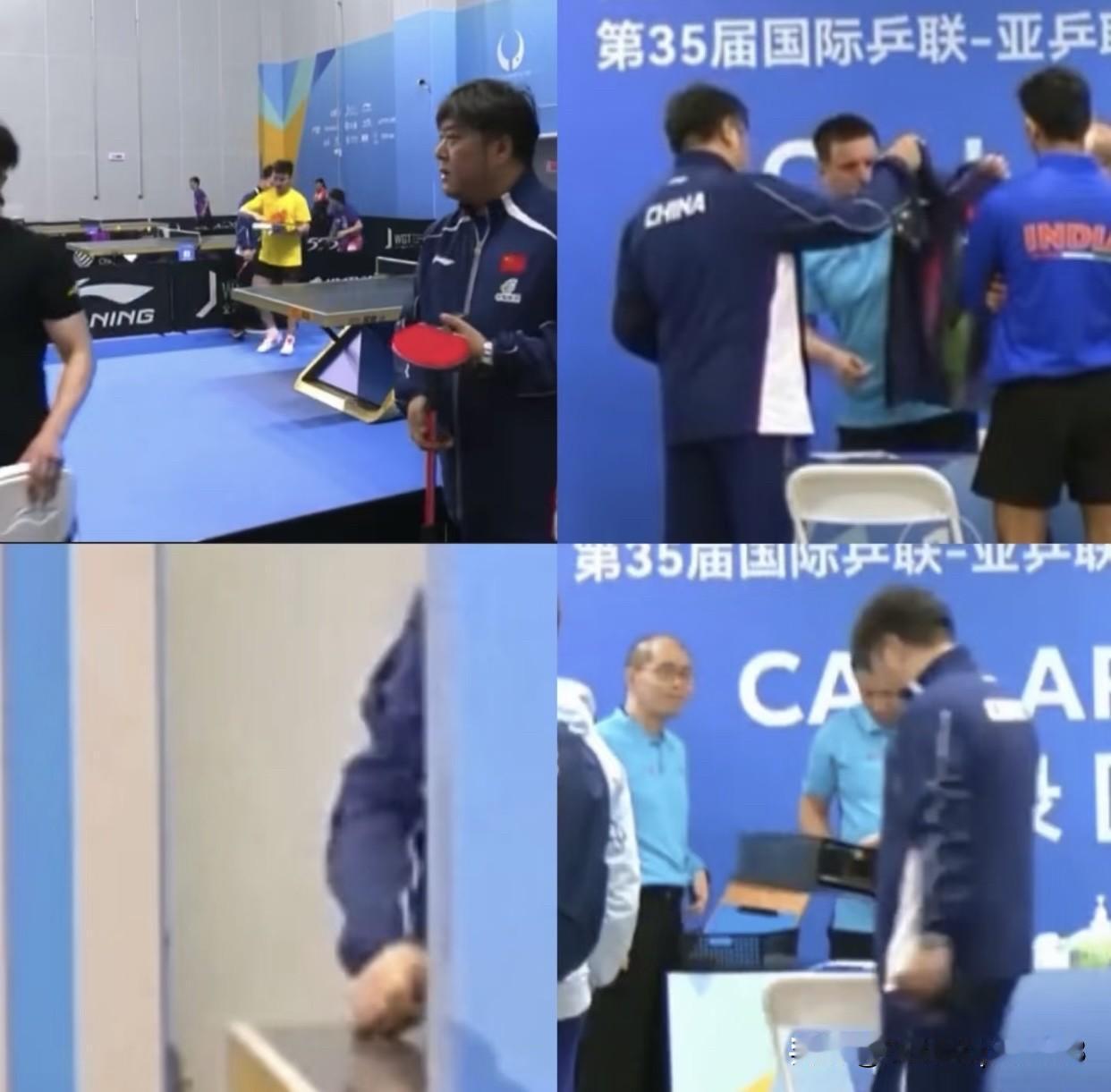 被这一幕感动到哭，王楚钦也终于有教练帮忙做这些了。

25年亚洲杯，没有教练在身