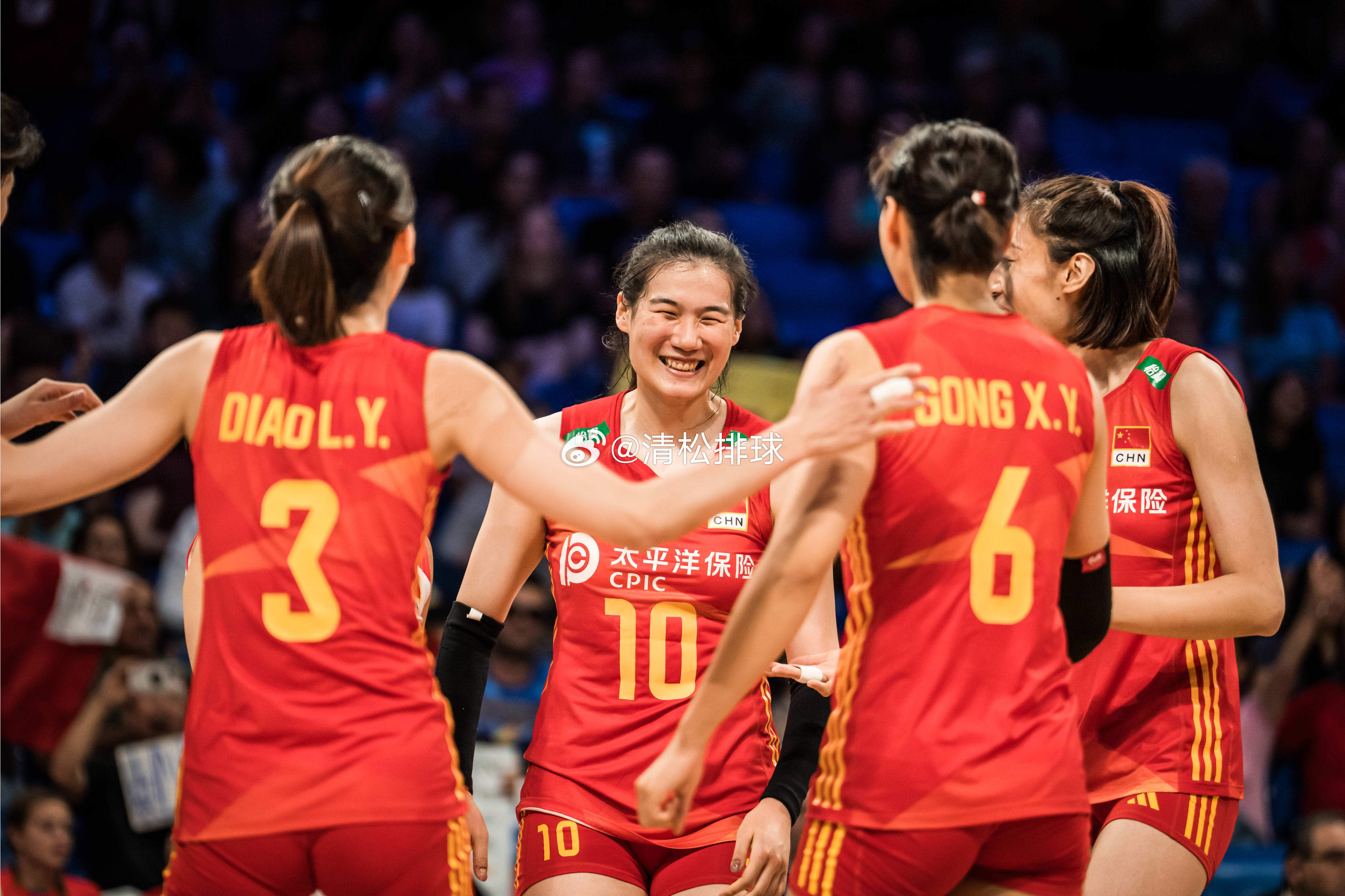 2023年世界女排联赛总决赛¼决赛中国女排vs巴西女排第三局：20-25大比分：