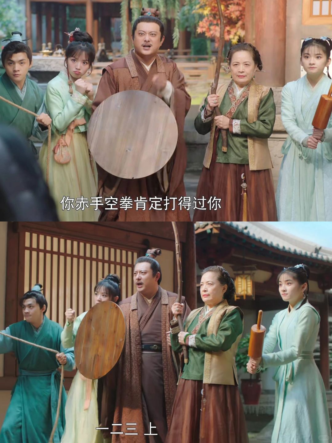 搞笑一家人齐上阵❗奶奶才是最牛的❗