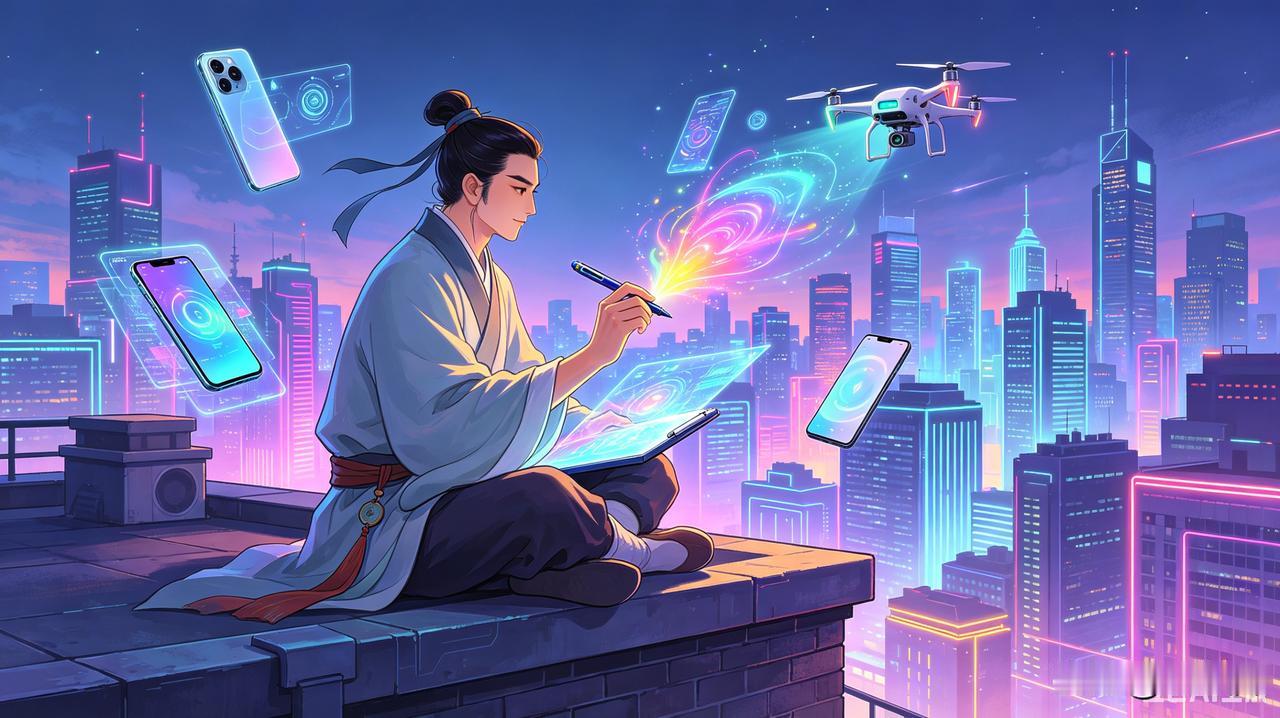 [新编短小故事：人人皆是现代马良]
 
古时马良凭一支神笔，画农具、瓜果帮扶乡民