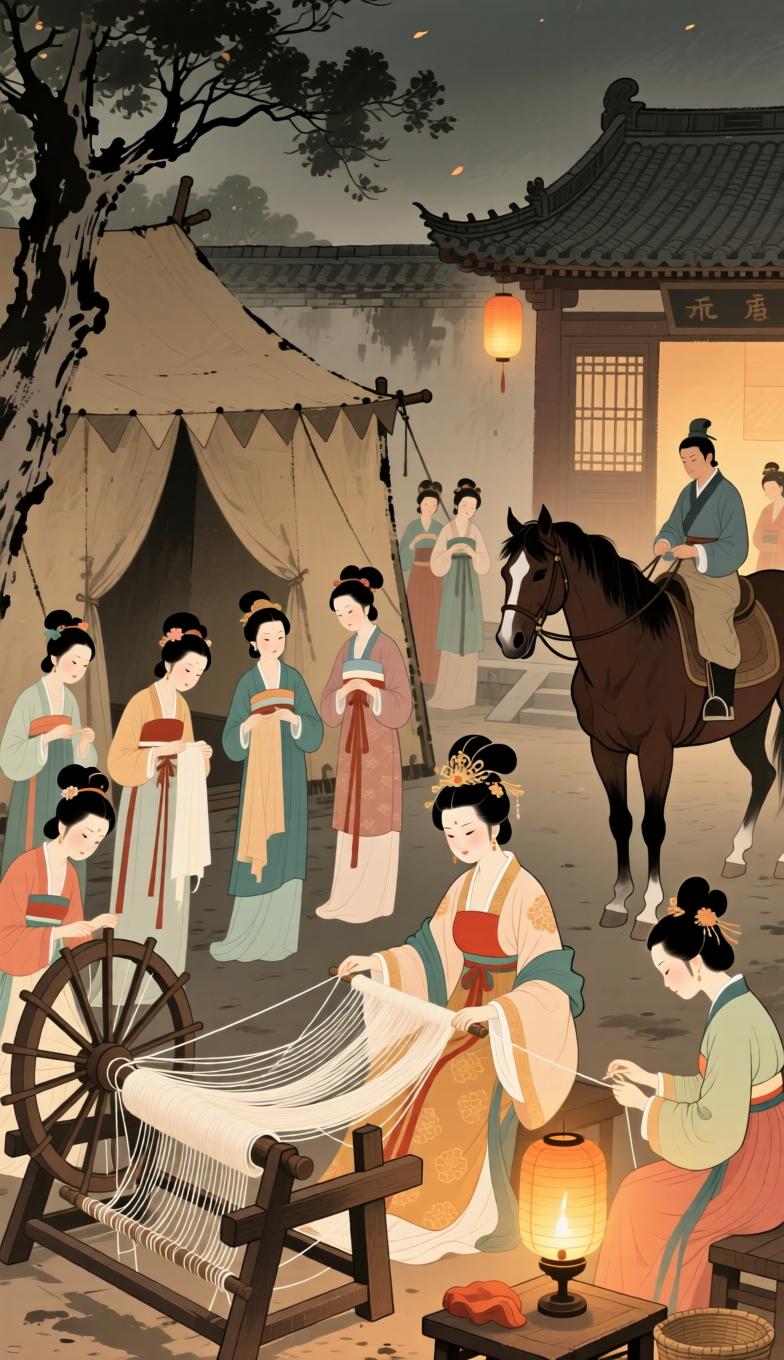 第八条

马皇后亲自带领妇女缝制衣物，补给前线军队
 
很多人只看见朱元璋横扫天