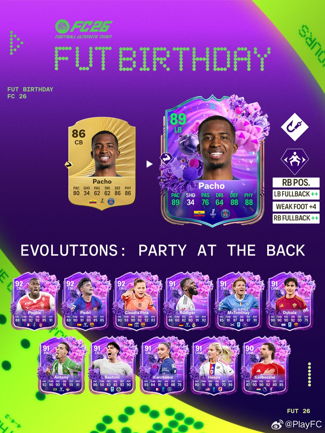 3月19日【新增进化】共 1 个1. 后场派对｜金币 75,000 & FC P