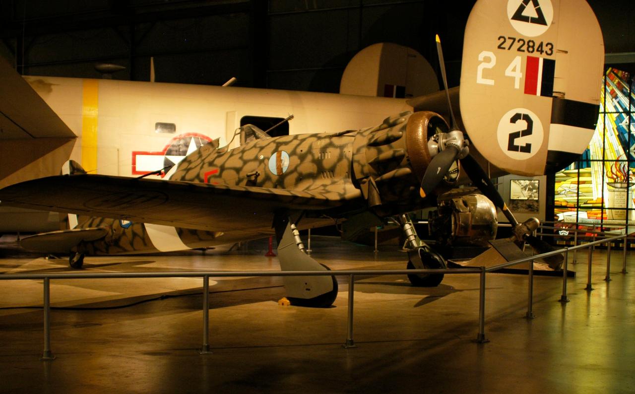 战机欣赏：意大利的马基C.200战斗机。该型机在二战期间表现出色，优于欧洲许多同