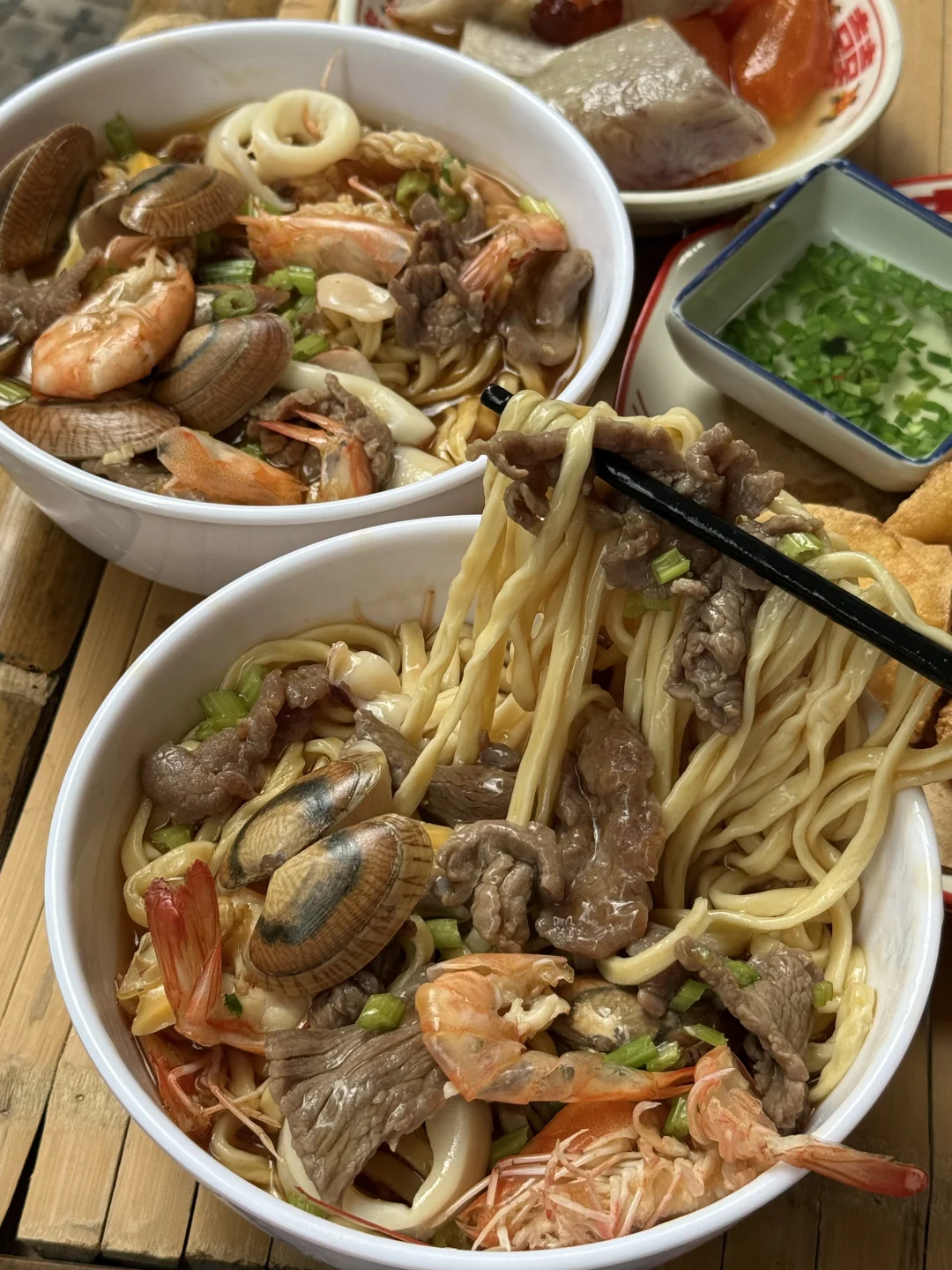 在天河吃到美味海鲜面（潮汕人开的