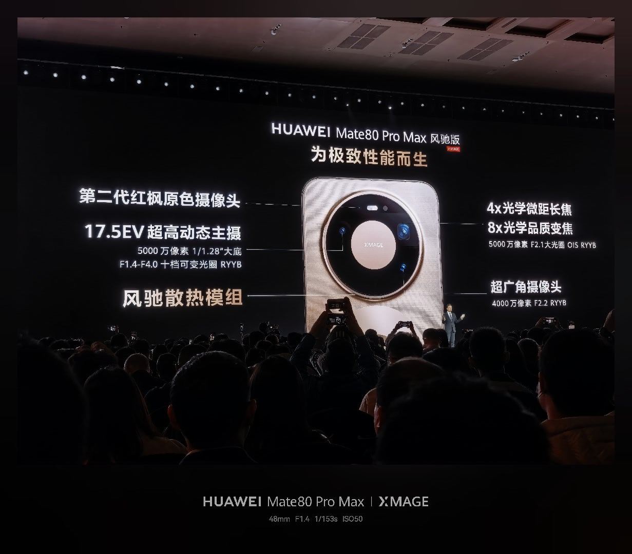 今天产品节奏很快啊，Mate80 ProMax风驰版开场就亮相了风驰版在普通版的