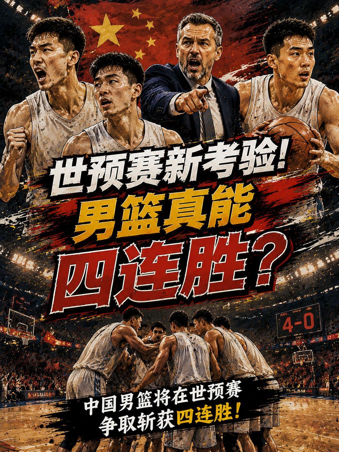 中国男篮新的考验来了，但我们真的能够斩获三连胜，甚至是四连胜吗？但从当下的情况来