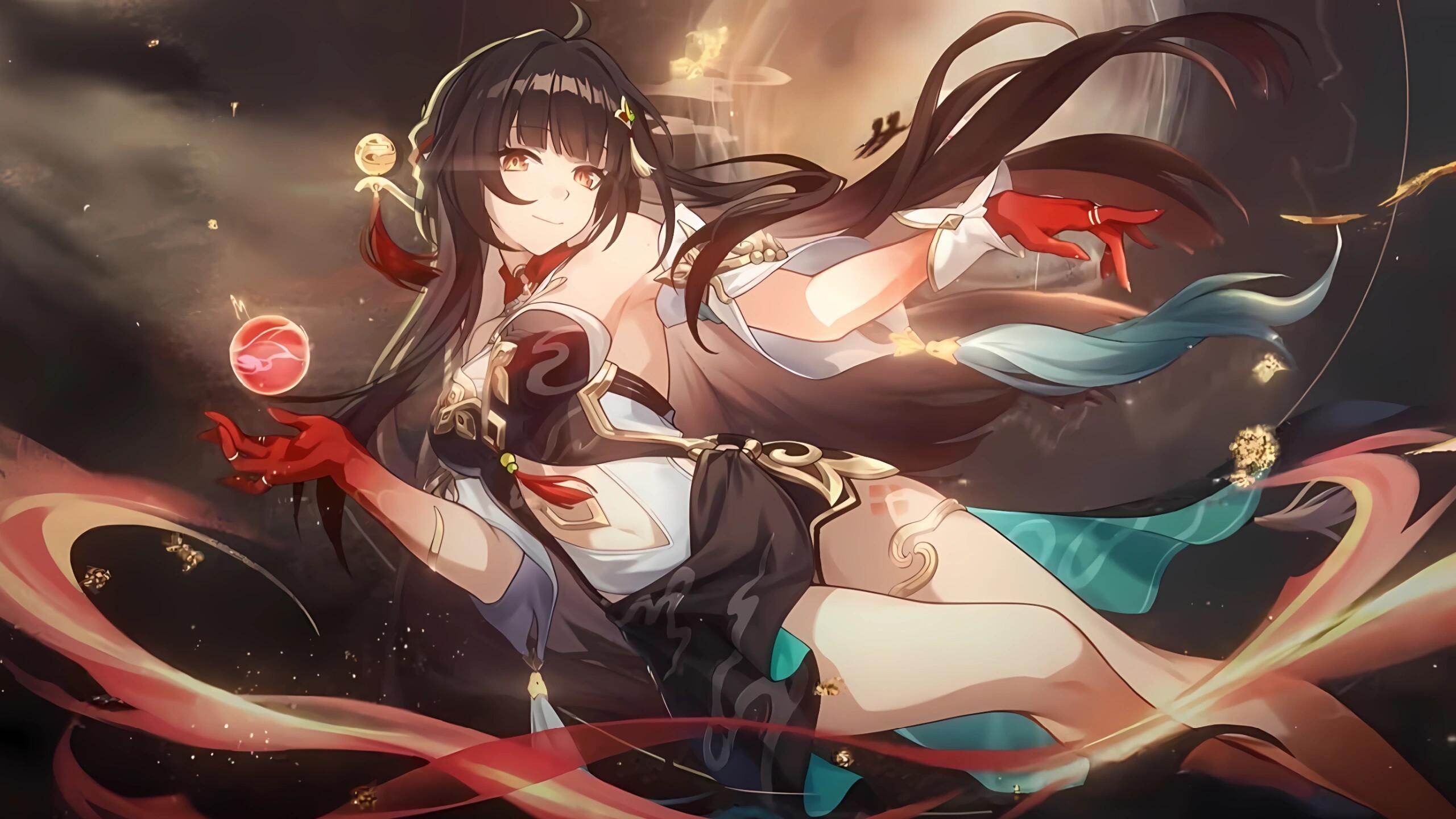 修了灵砂PV截图[哇]真的仙气飘飘的！！抱图吱～#灵砂不歪##崩坏星穹铁道# ​