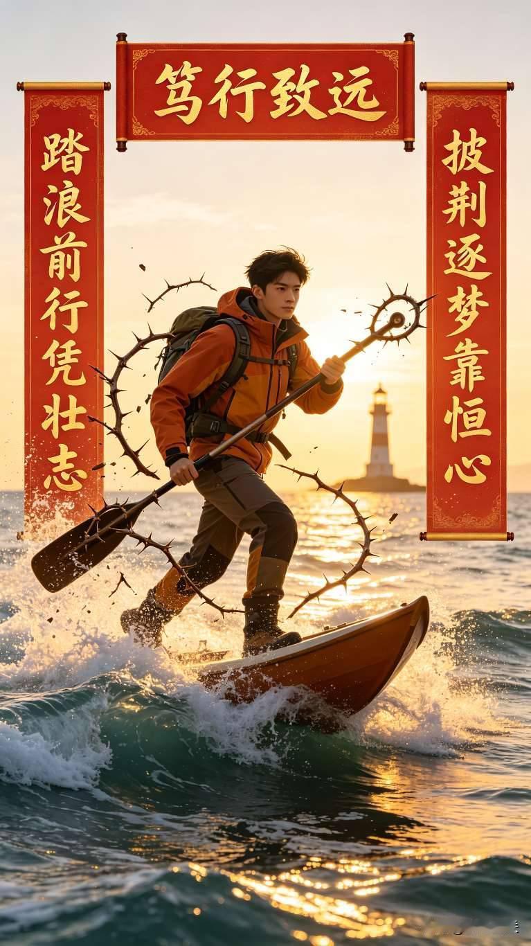 人生没有白走的路，每一次咬牙坚持，都在悄悄铺垫未来的光芒！
 
对联
 
上联：