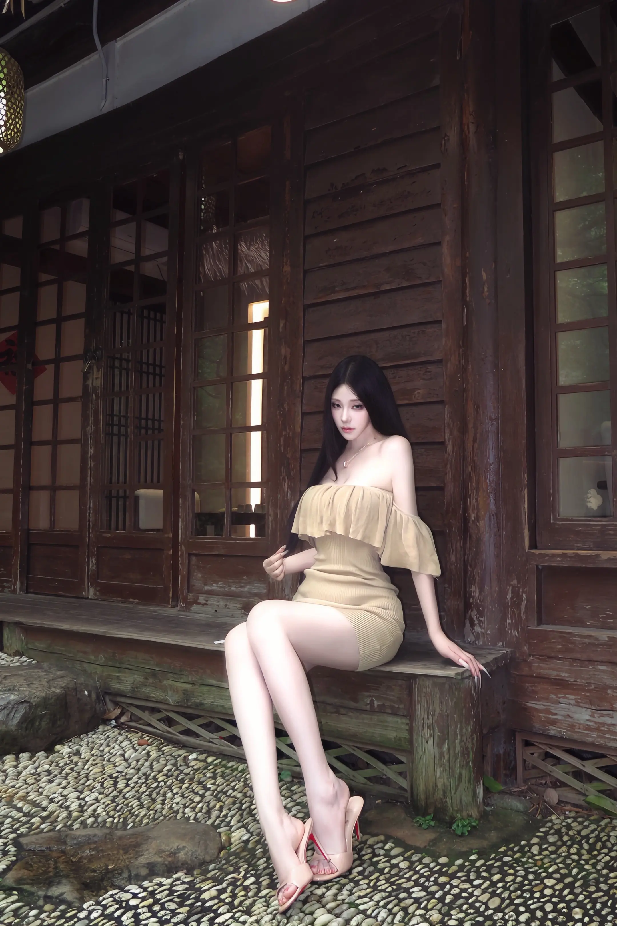 随便一坐又性感的要死