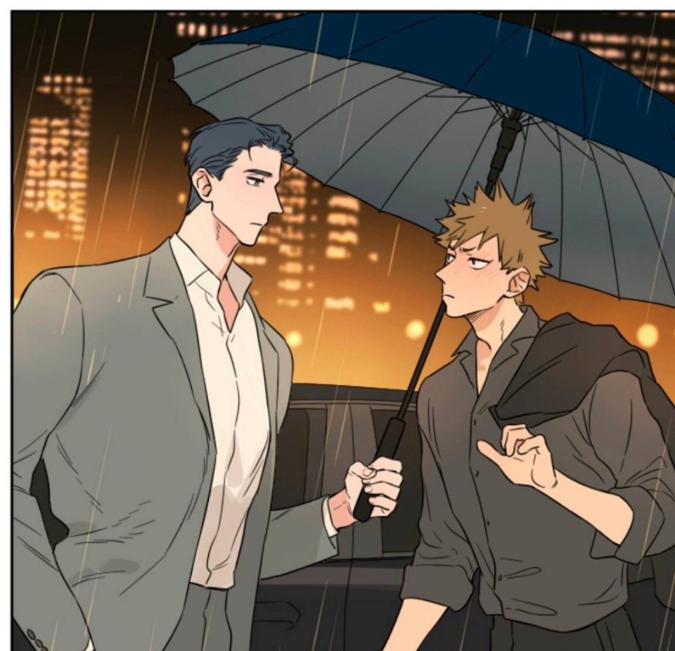 捡了东西的狼[超话]爱是一把倾斜的伞漫画 作者：麻尾 ​​​
