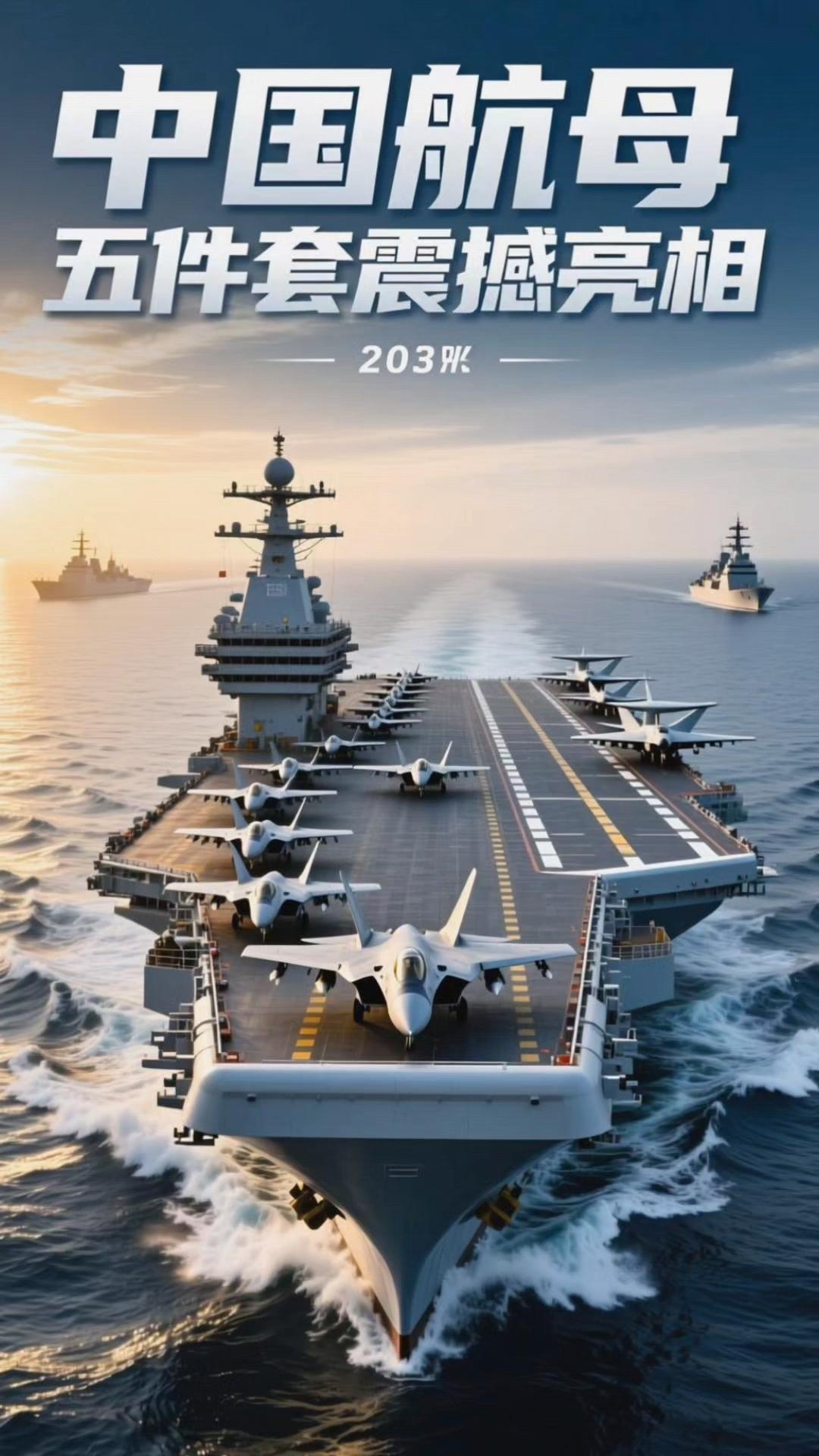 咱航母凑齐“五件套”了，这事儿真提气！

以前老说缺这个少那个，现在电磁弹射一上