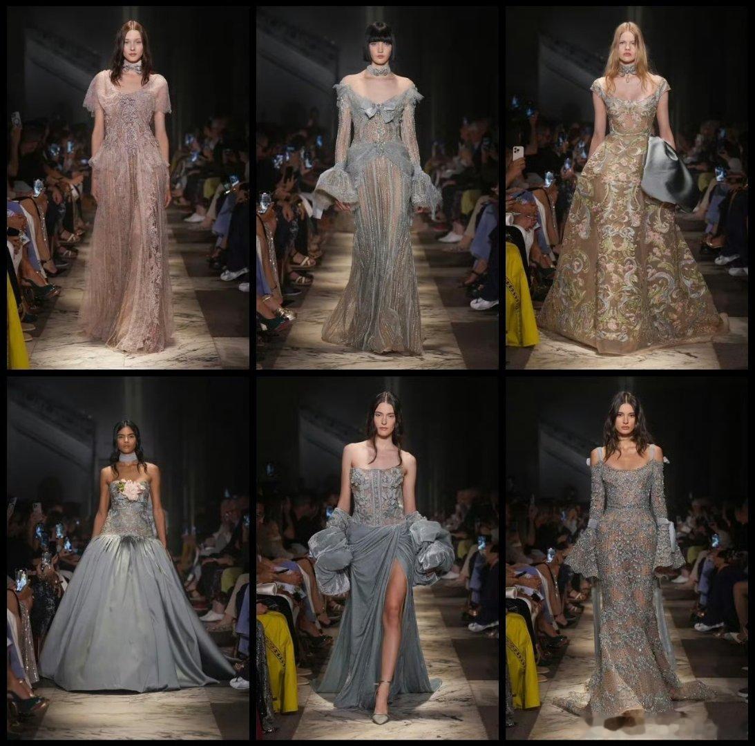Elie Saab 2025 秋冬高级定制🏵️有几套一眼望过去很美 你想让谁穿