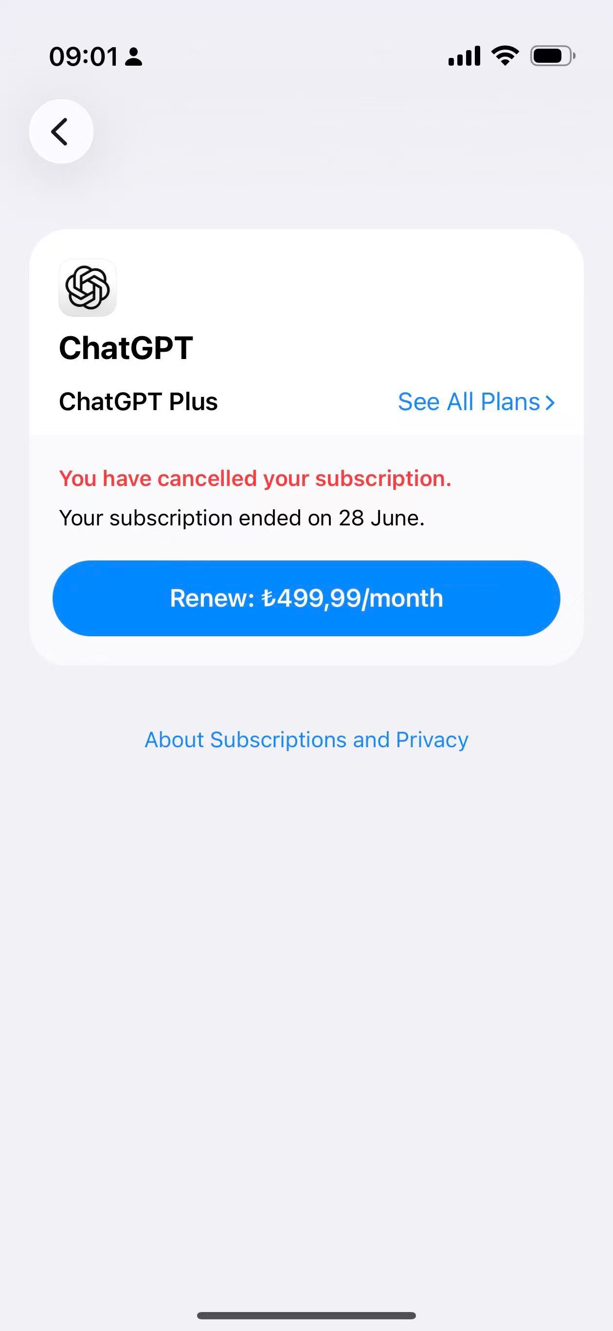 前段时间有人说土区的 ChatGPT Plus涨价了，亲测土区从 Chat GP