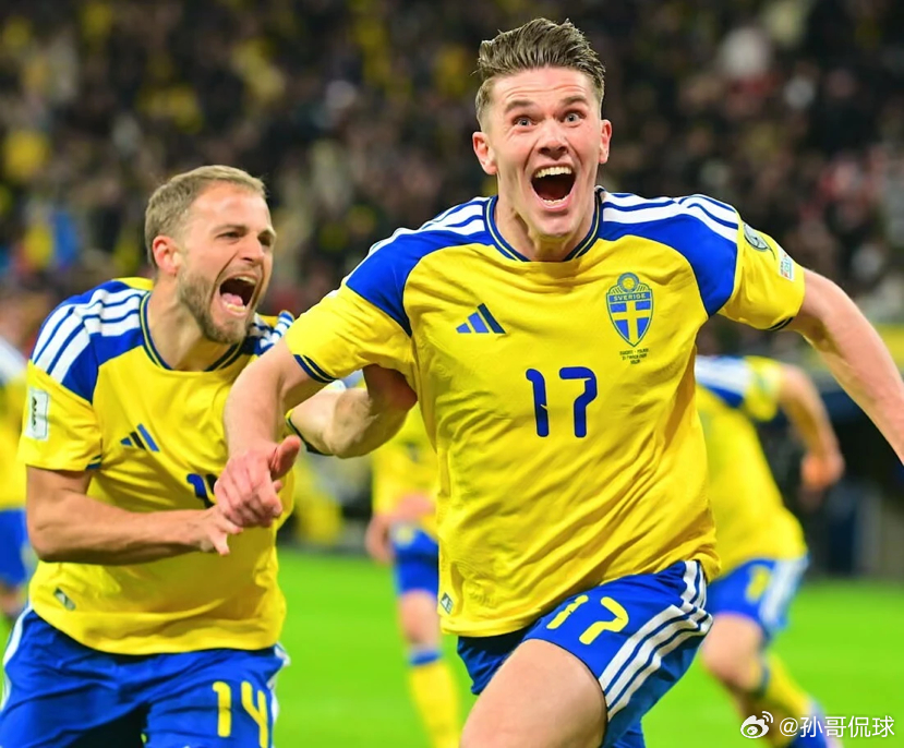 读秒绝杀！瑞典3-2险胜波兰，时隔8年重返世界杯北京时间4月1日，世界杯欧预赛附
