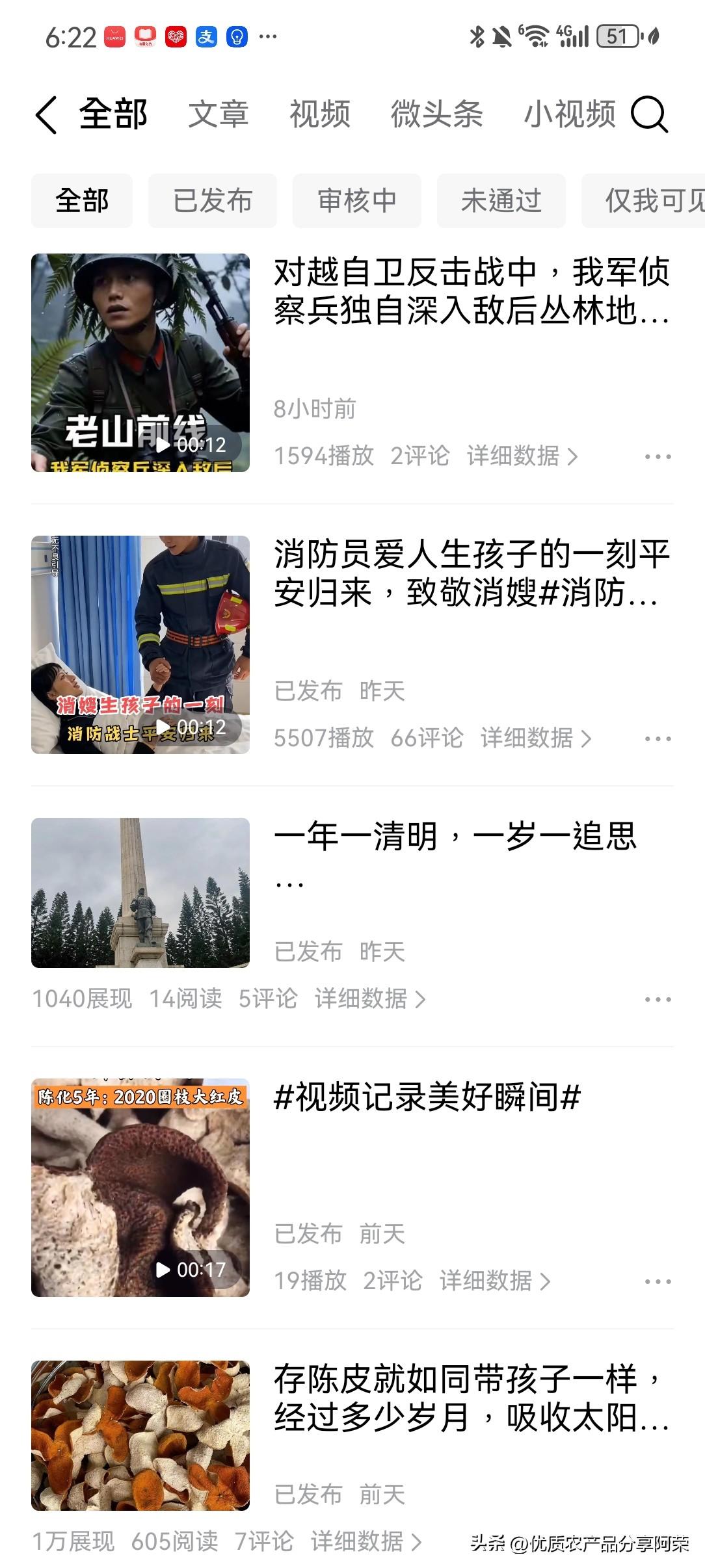 昨天发了个剧情短视频，流量比平时发微头条的还高很多。

或许都喜欢看我的视频更多
