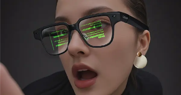 3999元！聯想AI眼鏡V1發布：雙目單色顯示、250小時待機續航