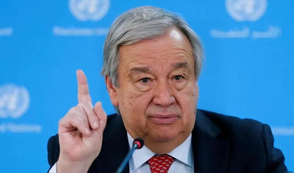 中方话说了两遍，但联合国那边没有一点反应。咱们都知道，当联合国成员国，按时交会费