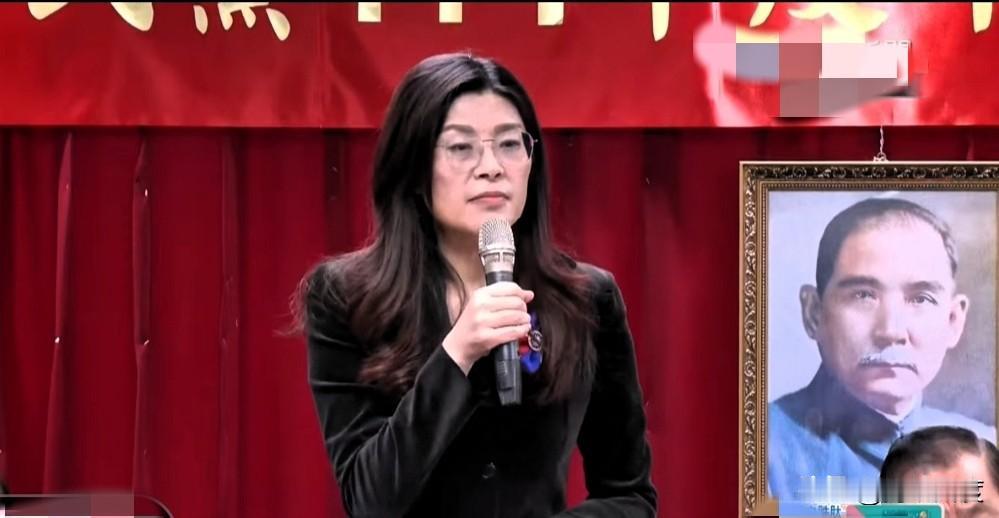 郑丽文首次参加中央评议委员会，中评委主席团主席赵少康缺席！受访时澄清所谓欧洲驻台