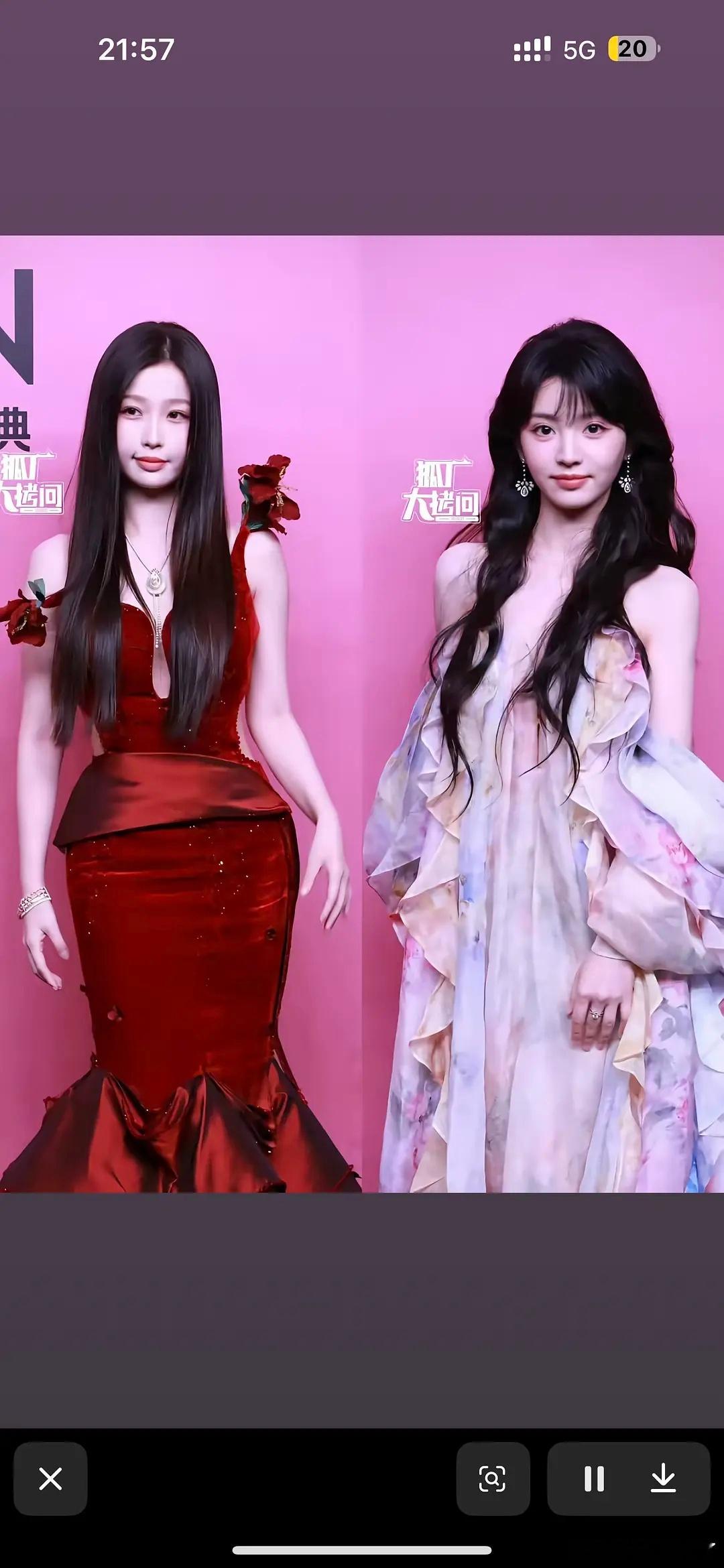 这两个人颜值怎么样 ​​​