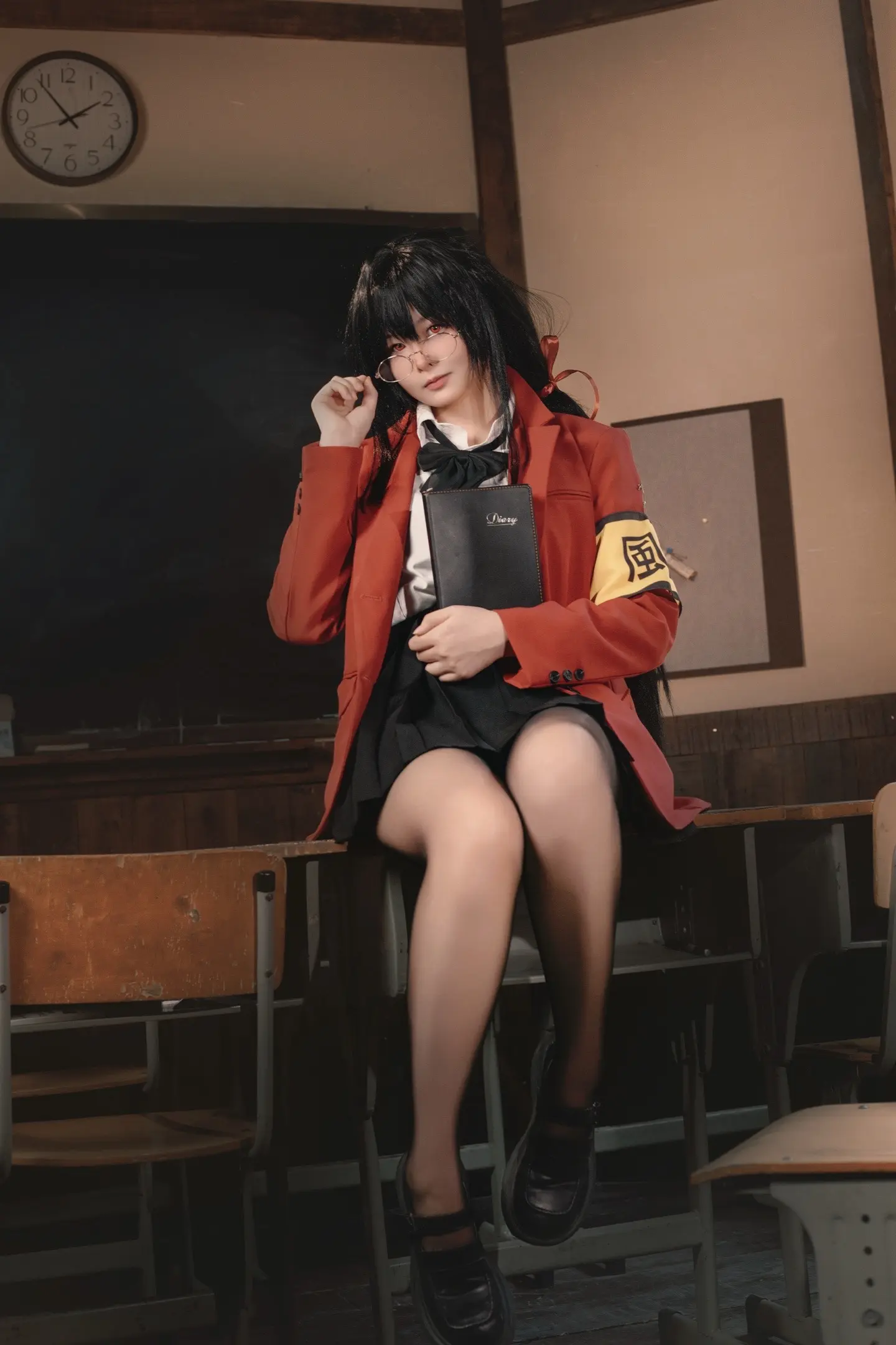 放学后的甜蜜时光。碧蓝航线大凤JK校服cosplay； 出镜： ； 拍摄：我