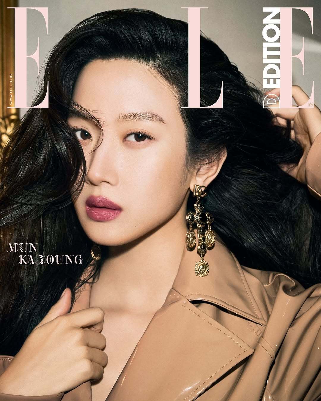 文佳煐  in  ELLE Korea  D Edition  2025 一组电