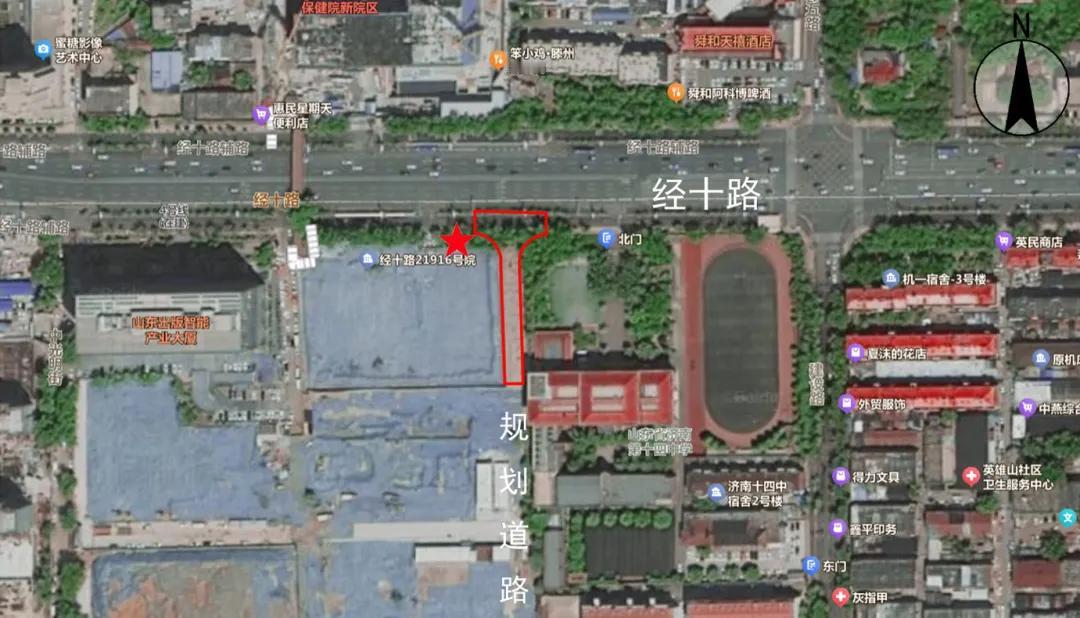 近日，济南市发布一项道路建设规划，将在市中区小梁庄附近新建一条道路。该条道路位于