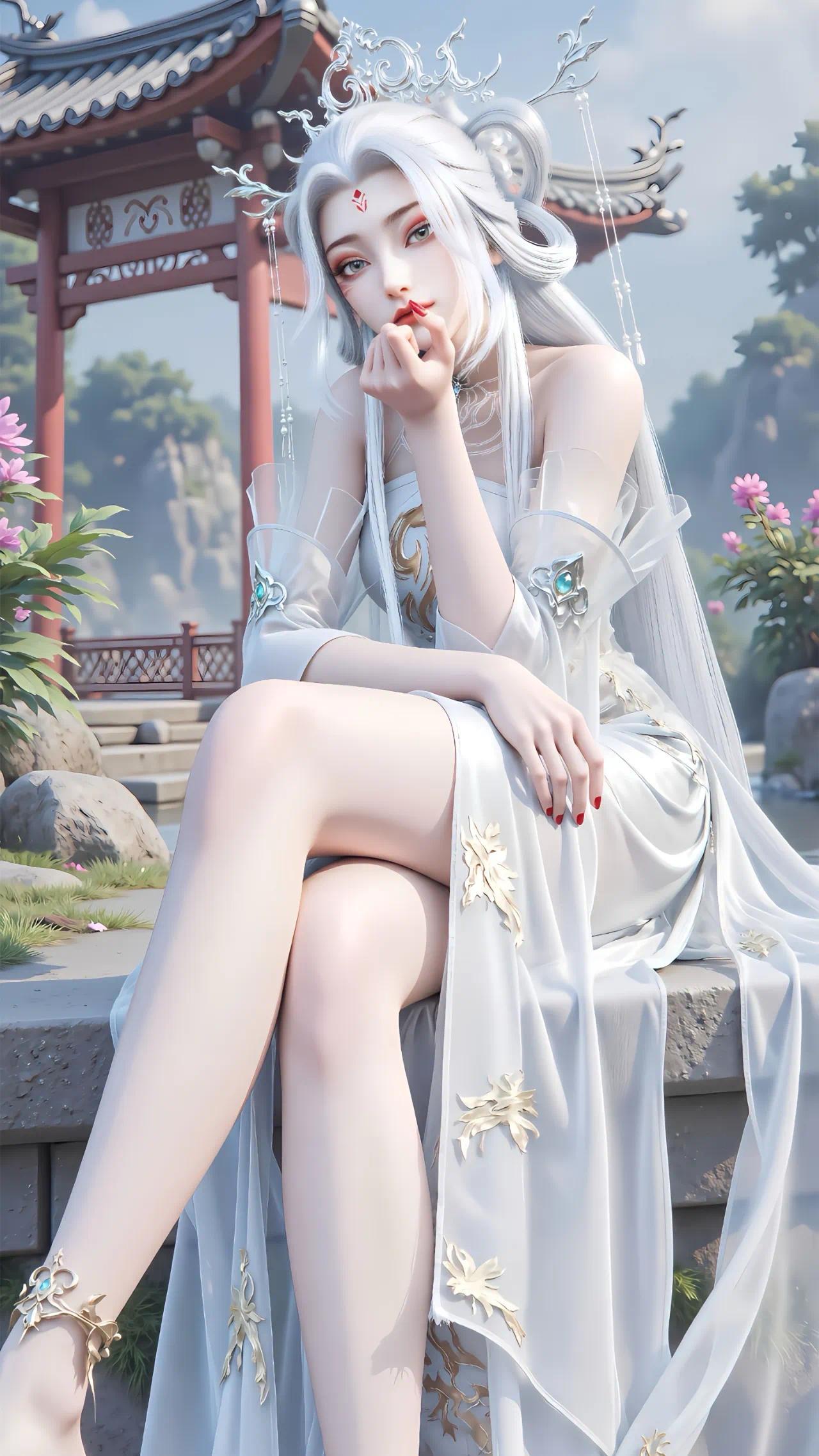 诛仙  小白【精美壁纸】妩媚动人，九尾妖狐！ ​​​