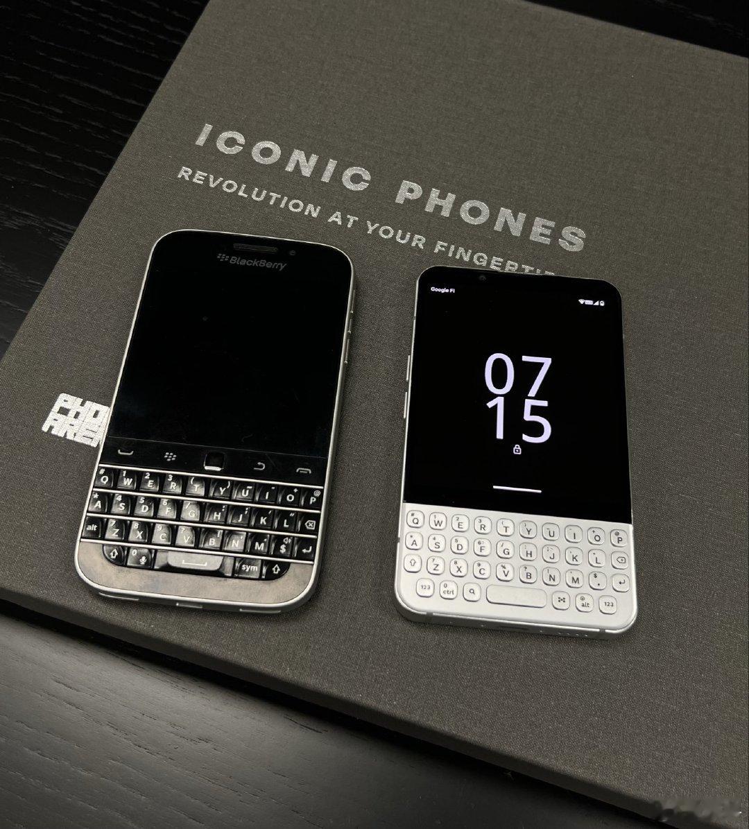 黑莓手机和Minimal Phone 2，你们说有没有可能，全键盘手机也会像有线