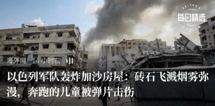希望巴勒斯坦人明白，加沙的事，还得靠自己。据说，巴勒斯坦人很恨中国人，大概因为中