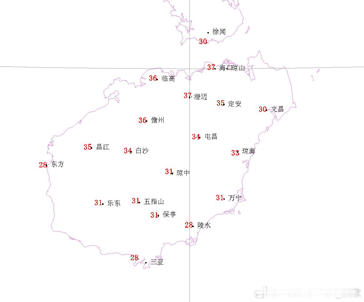 【3月初海南将出现高温】今晚城市预报，海南海口、澄迈、临高、定安、儋州、昌江报出