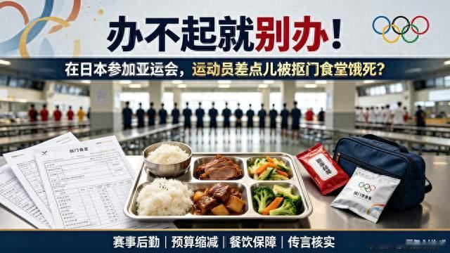 办不起就别办！在日本参加亚运会，运动员差点儿被抠门食堂饿死？